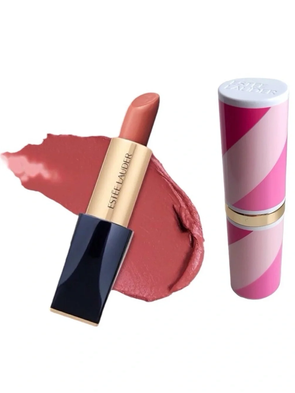 Estee Lauder Pure Color Rebellious Rose Lipstick 420 Limited Edition Pink Tube
